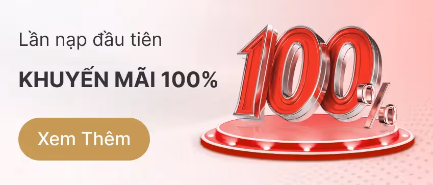 mobile promotion image Khuyến Mãi 100% Lần Nạp Đầu